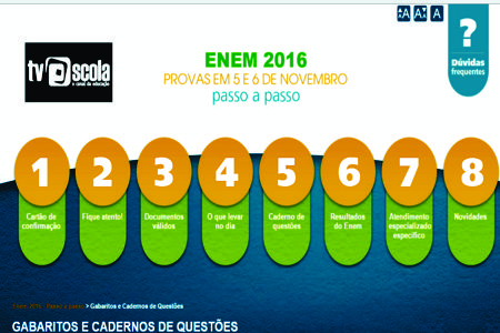 gabarito enem 2016